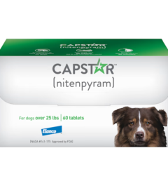 Capstar Green 25 lbs 60 Tablets