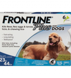 Frontline Plus Dog 23-44 lbs 6 Month