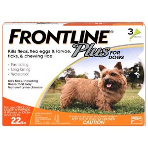 Frontline Plus Dog 5-22 lbs 3 Month