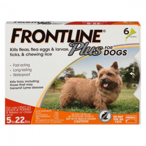 Frontline Plus Dog 0-22 lbs 6 Month