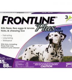 Frontline Plus Dog 45-88 lbs 3 Month