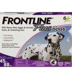 Frontline Plus Dog 45-88 lbs 6 Month