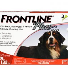Frontline Plus Dog 89-132 lbs 3 Month