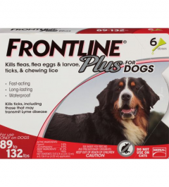 Frontline Plus Dog 89-132 lbs 6 Month