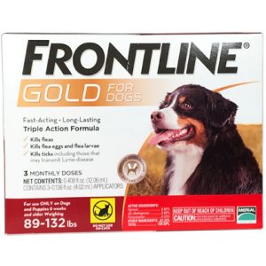 Frontline Gold Dog 89-132 lbs 3 Month
