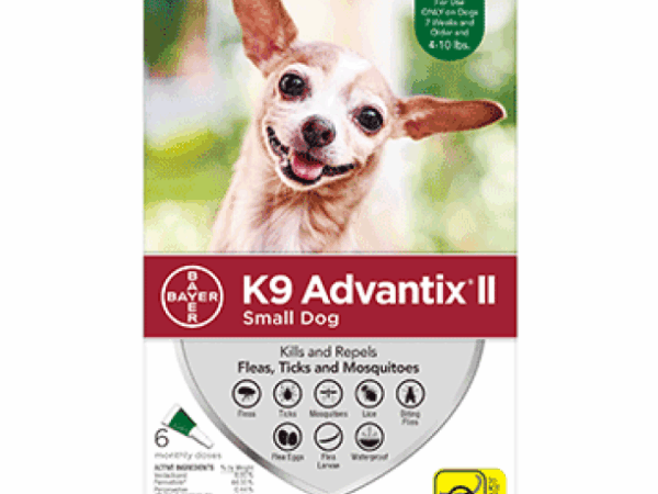 K9 Advantix II Dog 3-10 lbs 6 Month