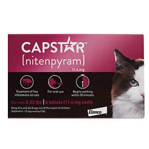 Capstar Red for Cats 2-25 lbs 6 Tablets