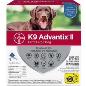K9 Advantix II Dog 55 lbs 4 Month