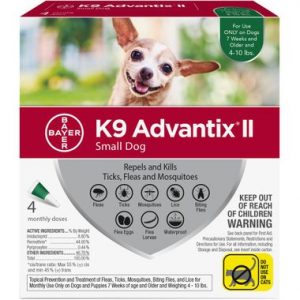 K9 Advantix II Dog 3-10 lbs 4 Month