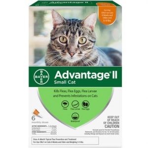 Advantage II Cat 5-9 lbs 6 Month